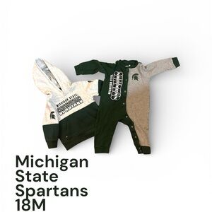 Michigan State Spartans Baby Outfit Set